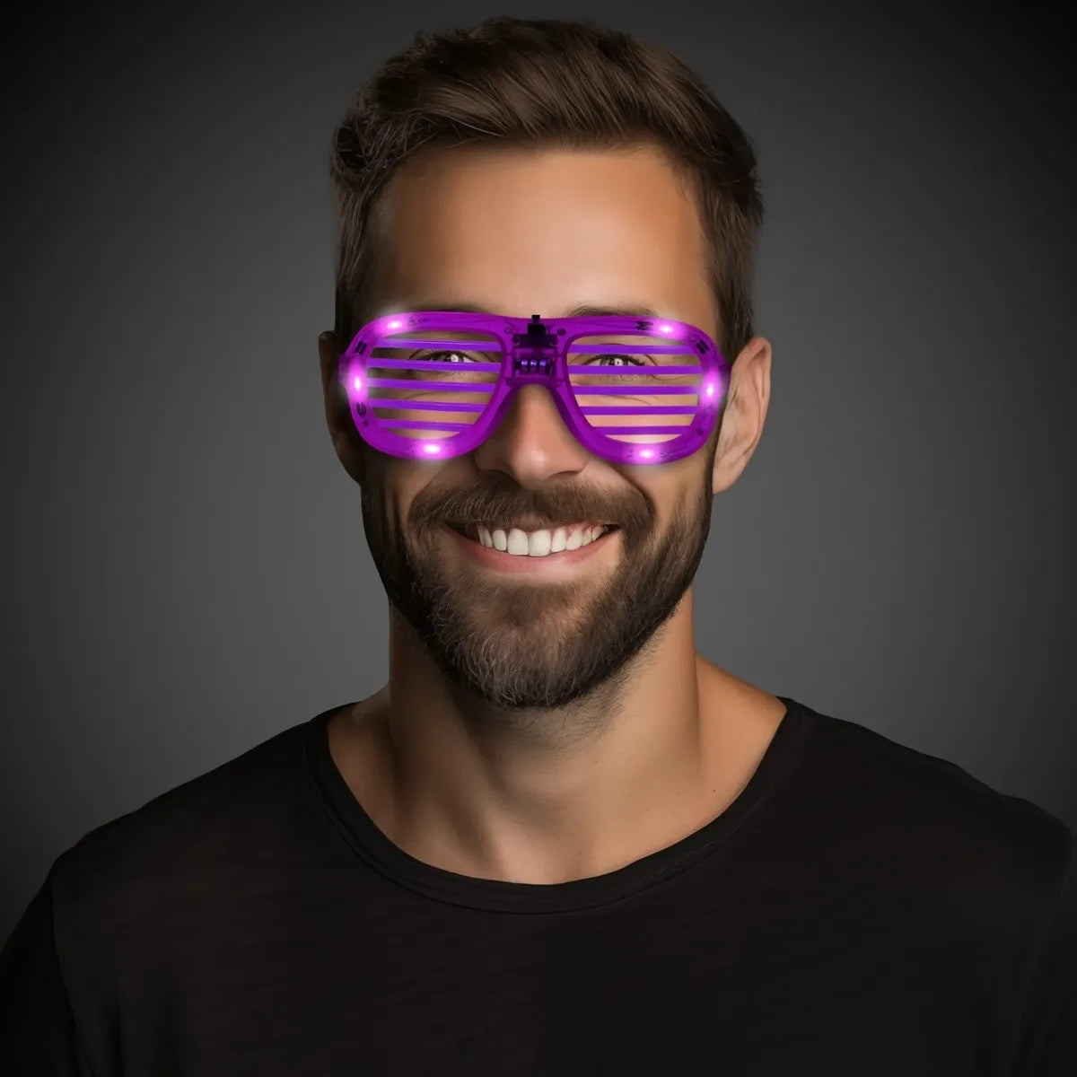 Light-Up Slotted Party Glasses