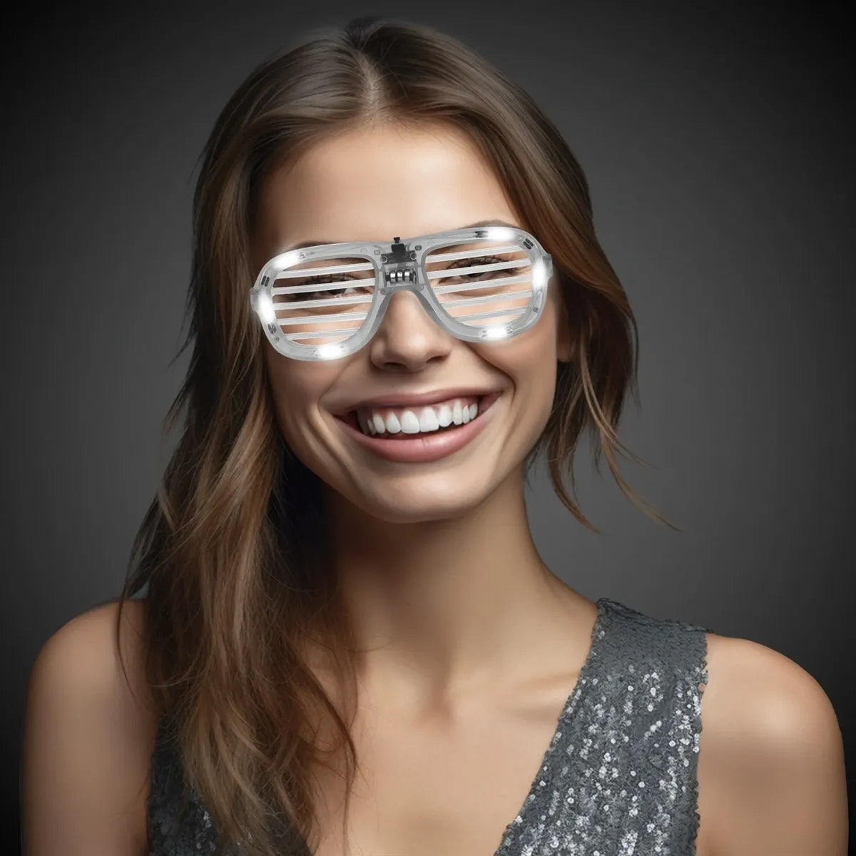 Light-Up Slotted Party Glasses