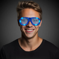 Light-Up Slotted Party Glasses