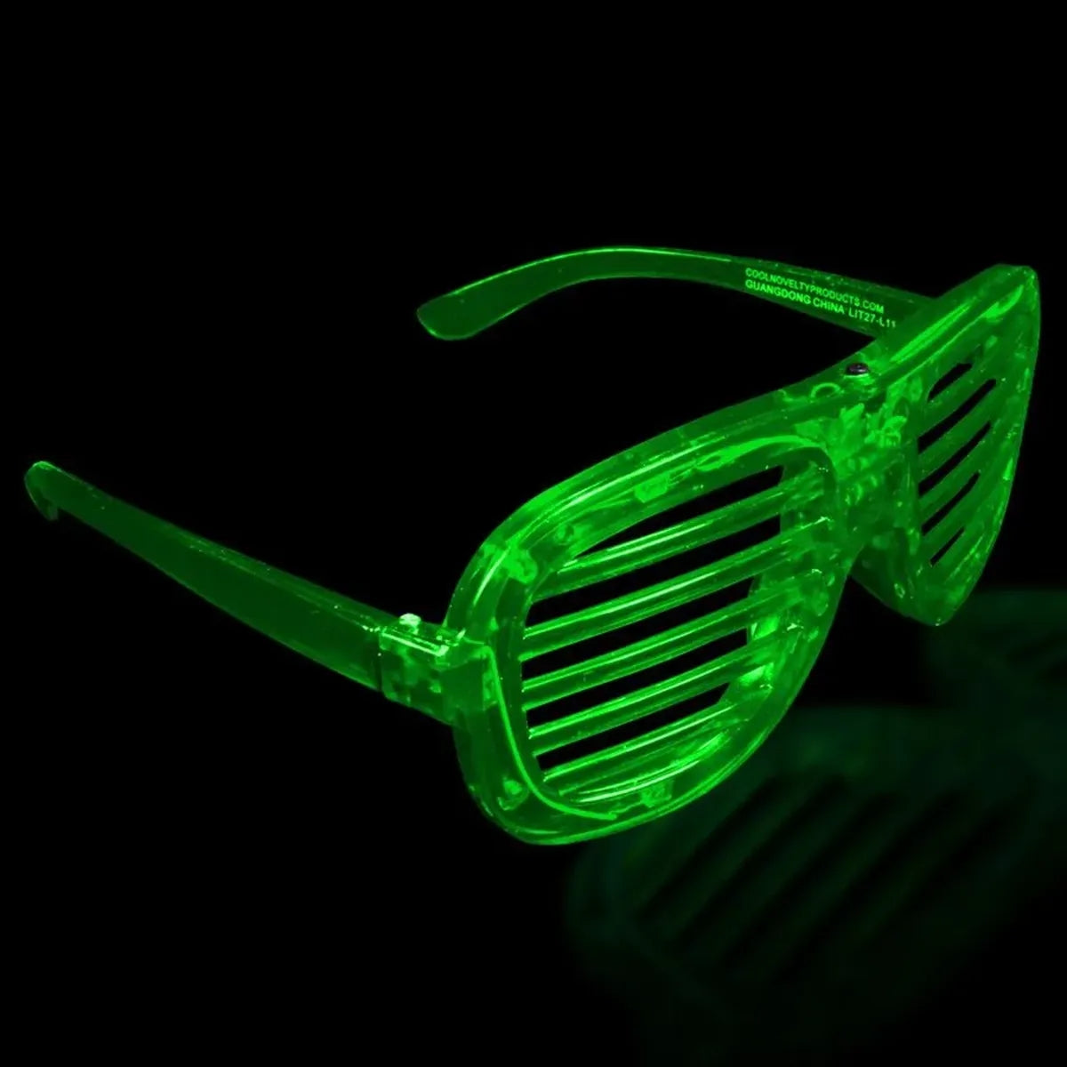 Light-Up Slotted Party Glasses