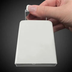 Large White Metal Cowbell