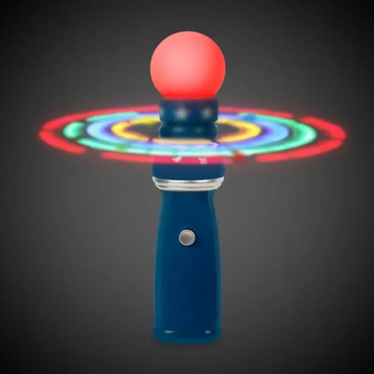 Light-Up Galaxy Spinner Wand 8"