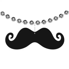 Black Mustache Medallion