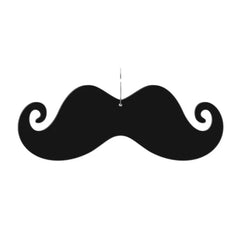 Black Mustache Medallion