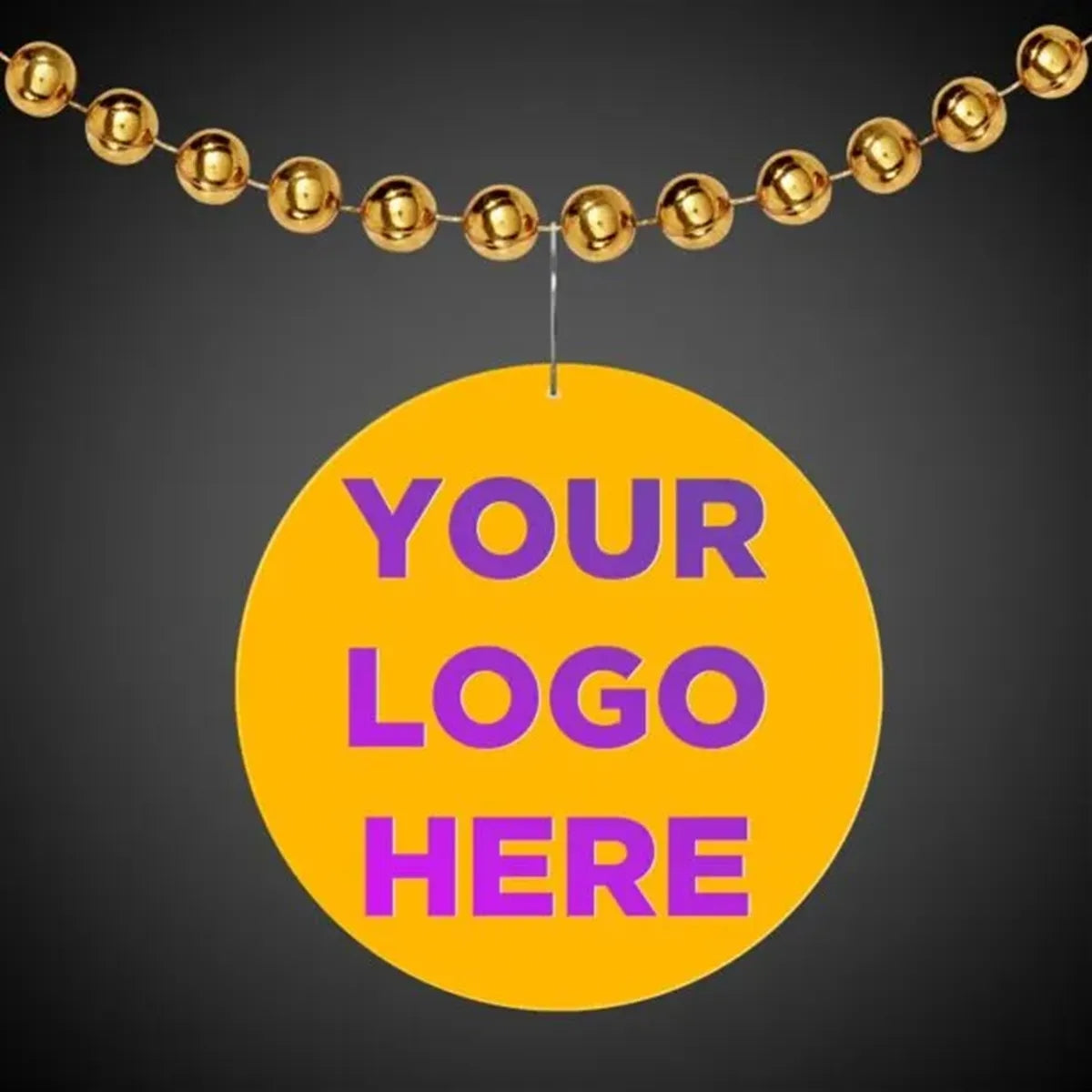 Plastic Circle Medallion Badge 2.5"