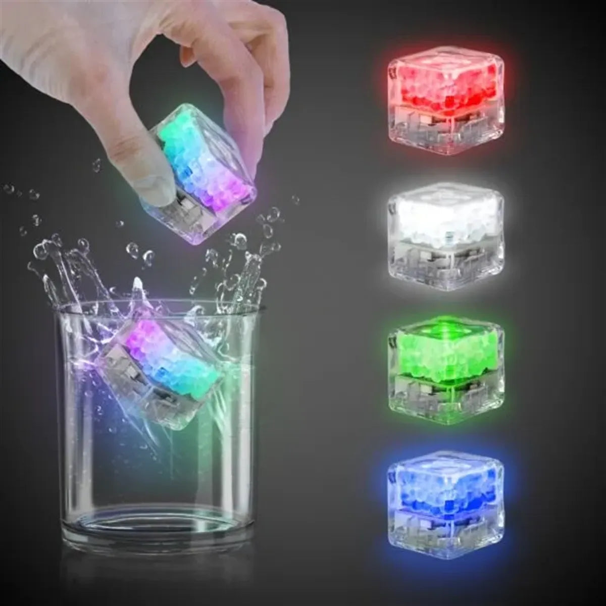 Liquid-Activated Light-Up Ice Cube