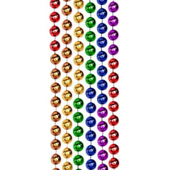 Rainbow Segmented Party Bead Necklace