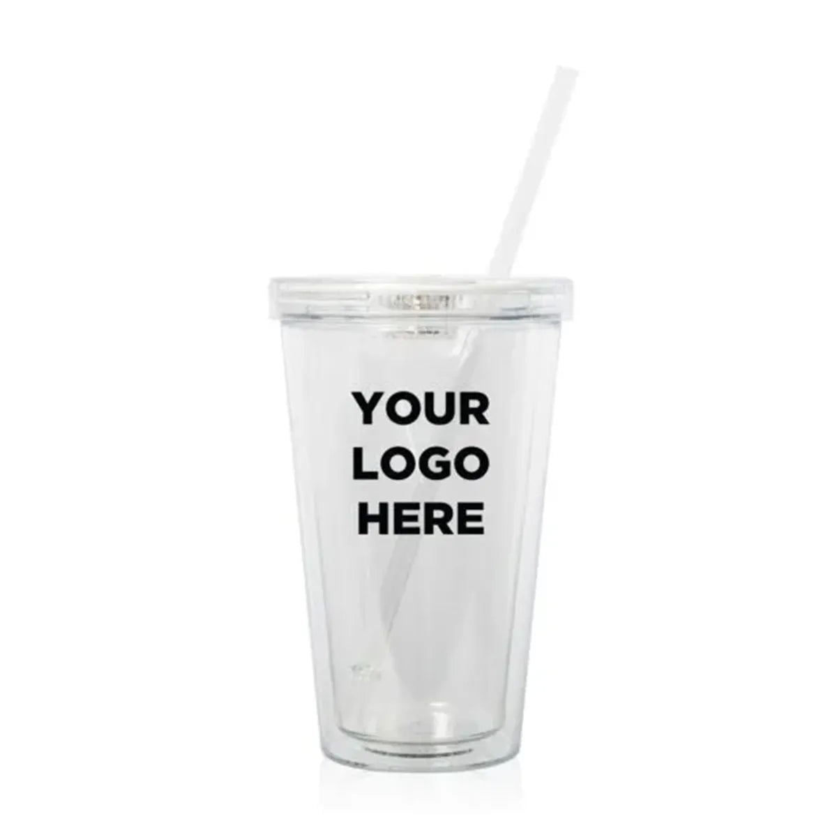 Light-Up Multi-Color Travel Cup with Clear Lid & Straw