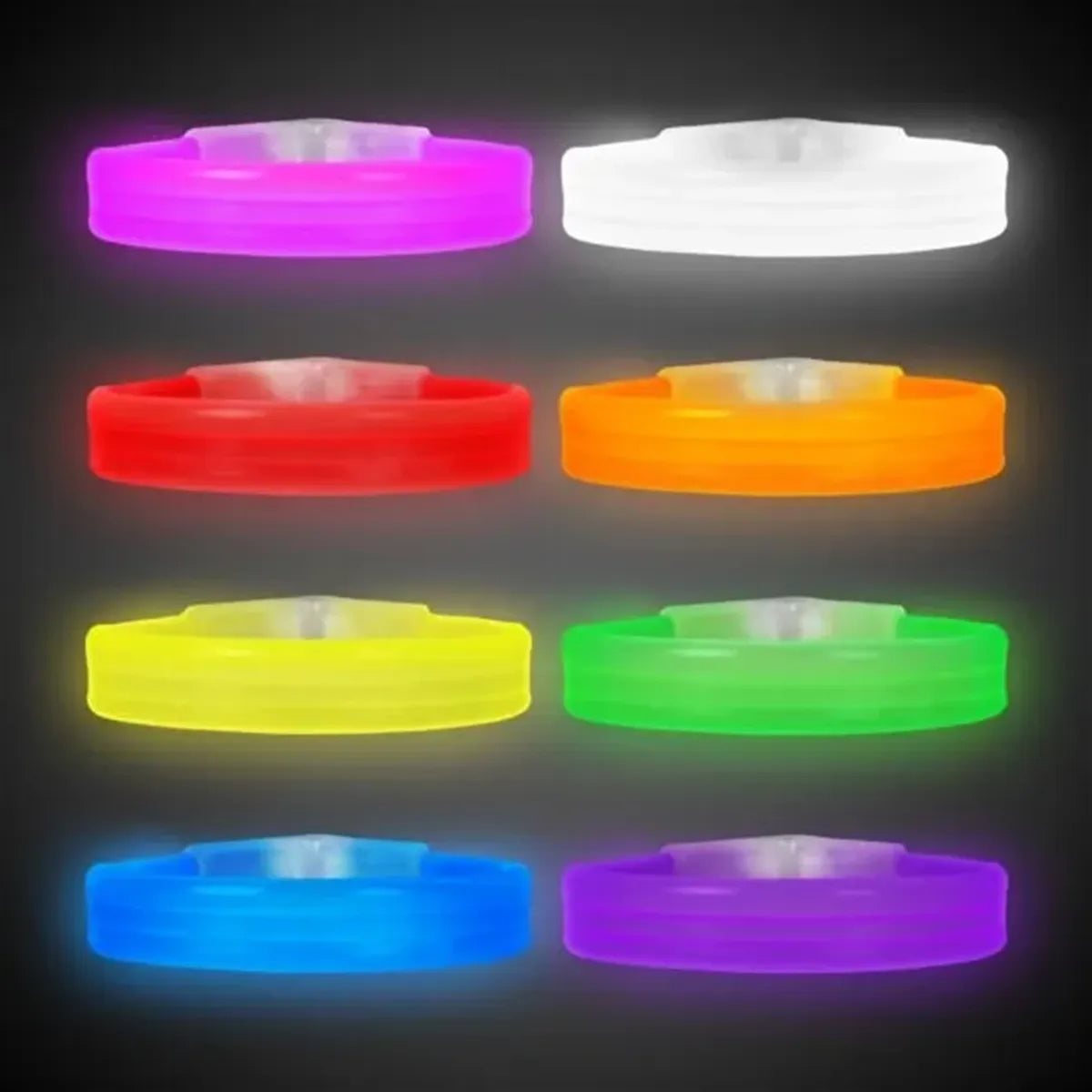 Triple-Wide Glow Bracelet 9"