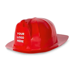Red Plastic Firefighter Hat