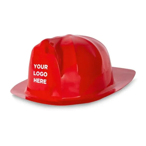 Red Plastic Firefighter Hat
