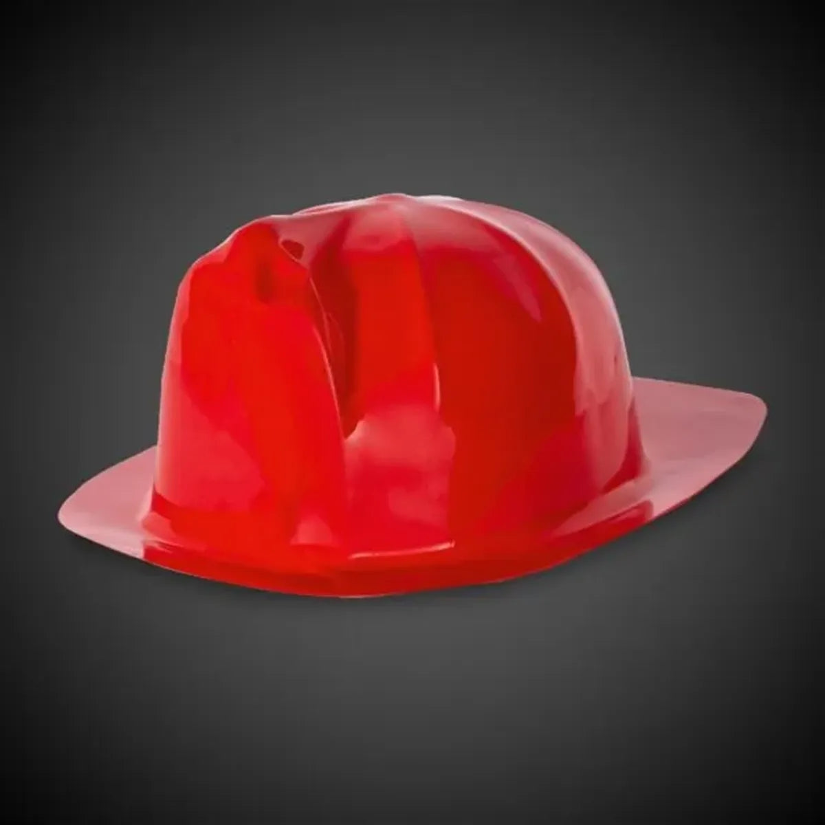 Red Plastic Firefighter Hat