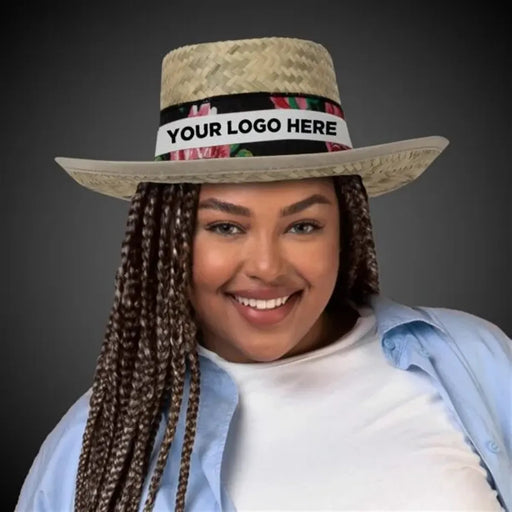 Straw Gambler Hat