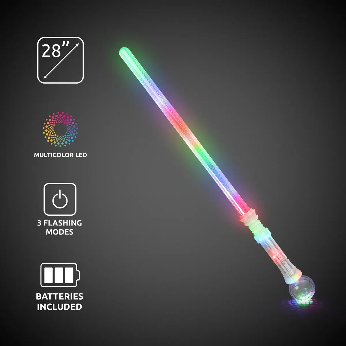Light-Up Flashing Prism Sword