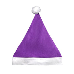 Felt Santa Hat — Purple or Red