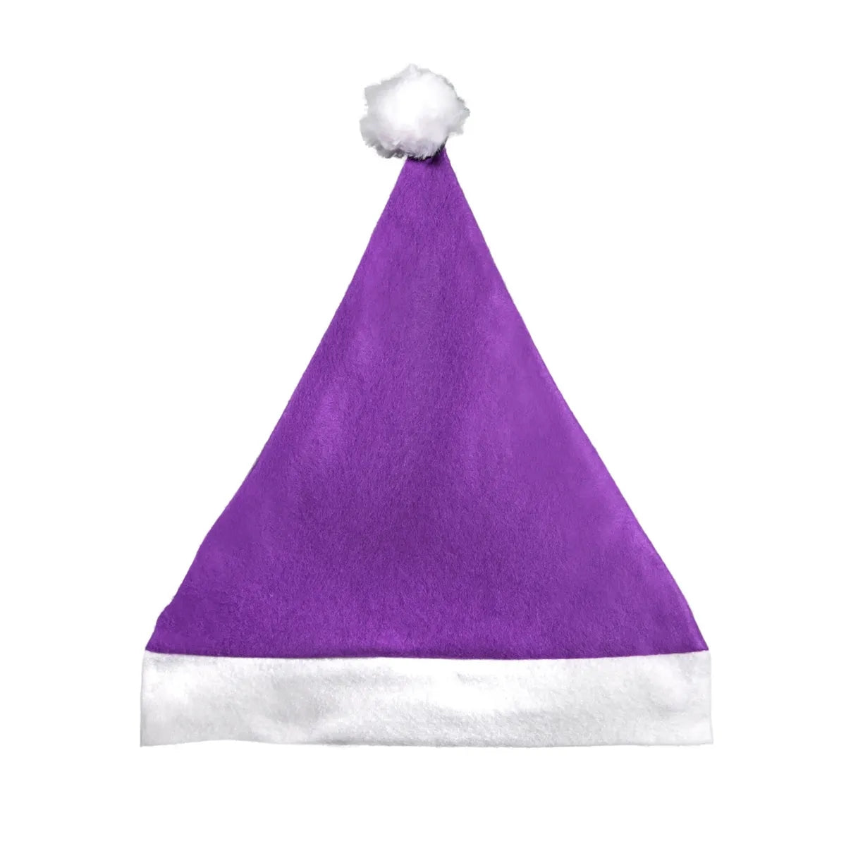 Felt Santa Hat — Purple or Red