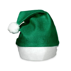 Felt Santa Hat — Green or Blue