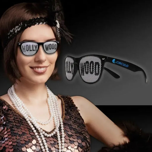 Hollywood Imprinted-Lens Sunglasses