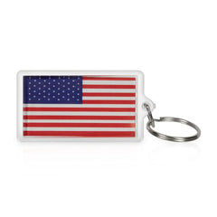 US Flag Keychain