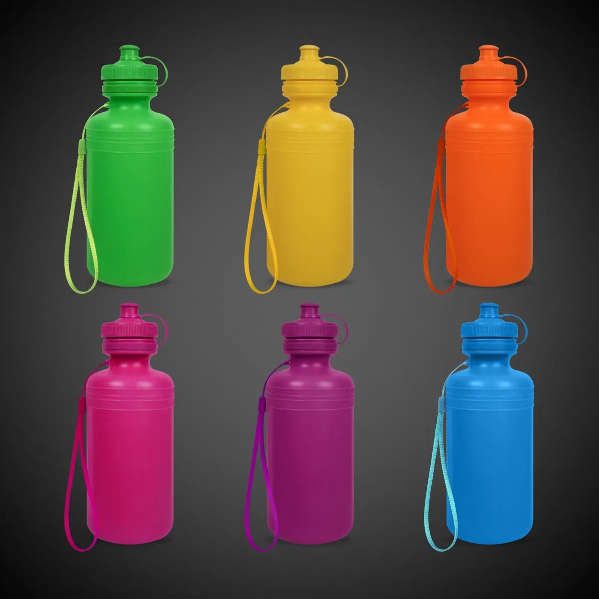 Neon Water Bottle — Assorted Colors