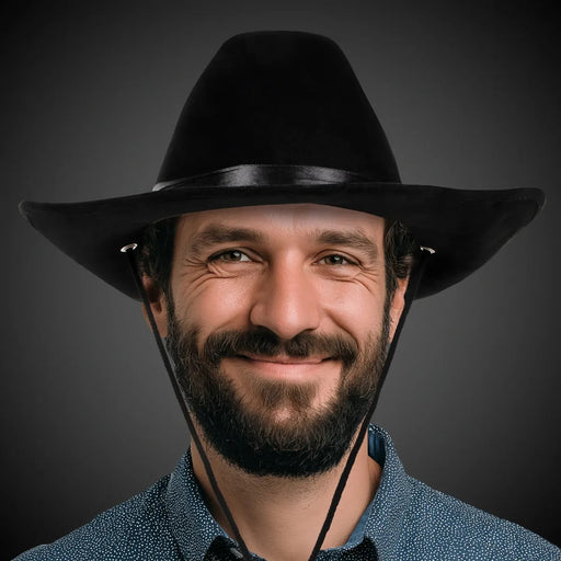 Black Foam Cowboy Hat