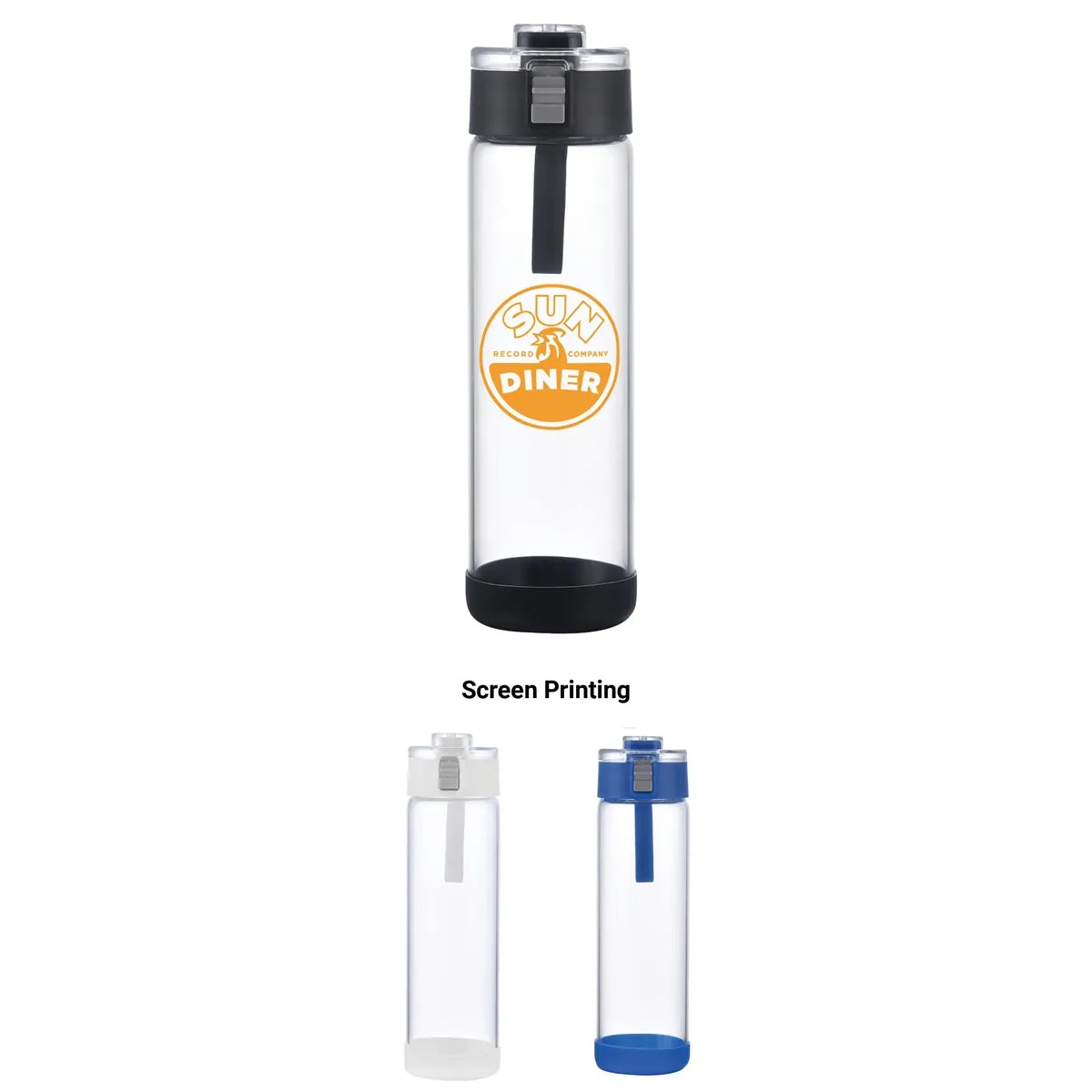 22 oz Glass Bottle Pop Chug Lid