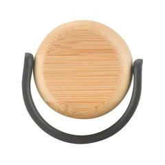 21 oz Glass Stripe Bottle with Bamboo Lid