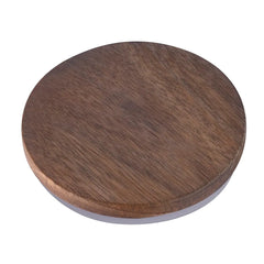 18 oz Ceramic Travel Style Mug with Wood Lid