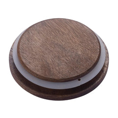 18 oz Ceramic Travel Style Mug with Wood Lid
