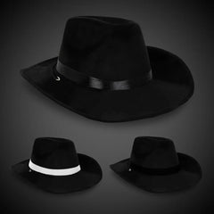 Black Foam Cowboy Hat