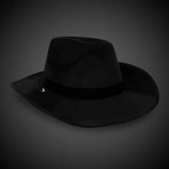 Black Foam Cowboy Hat