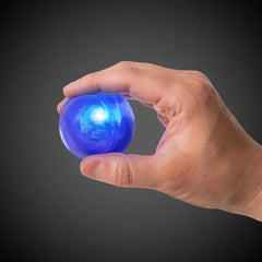 Light-Up Bouncing Flash Ball — Blue with Blue Light