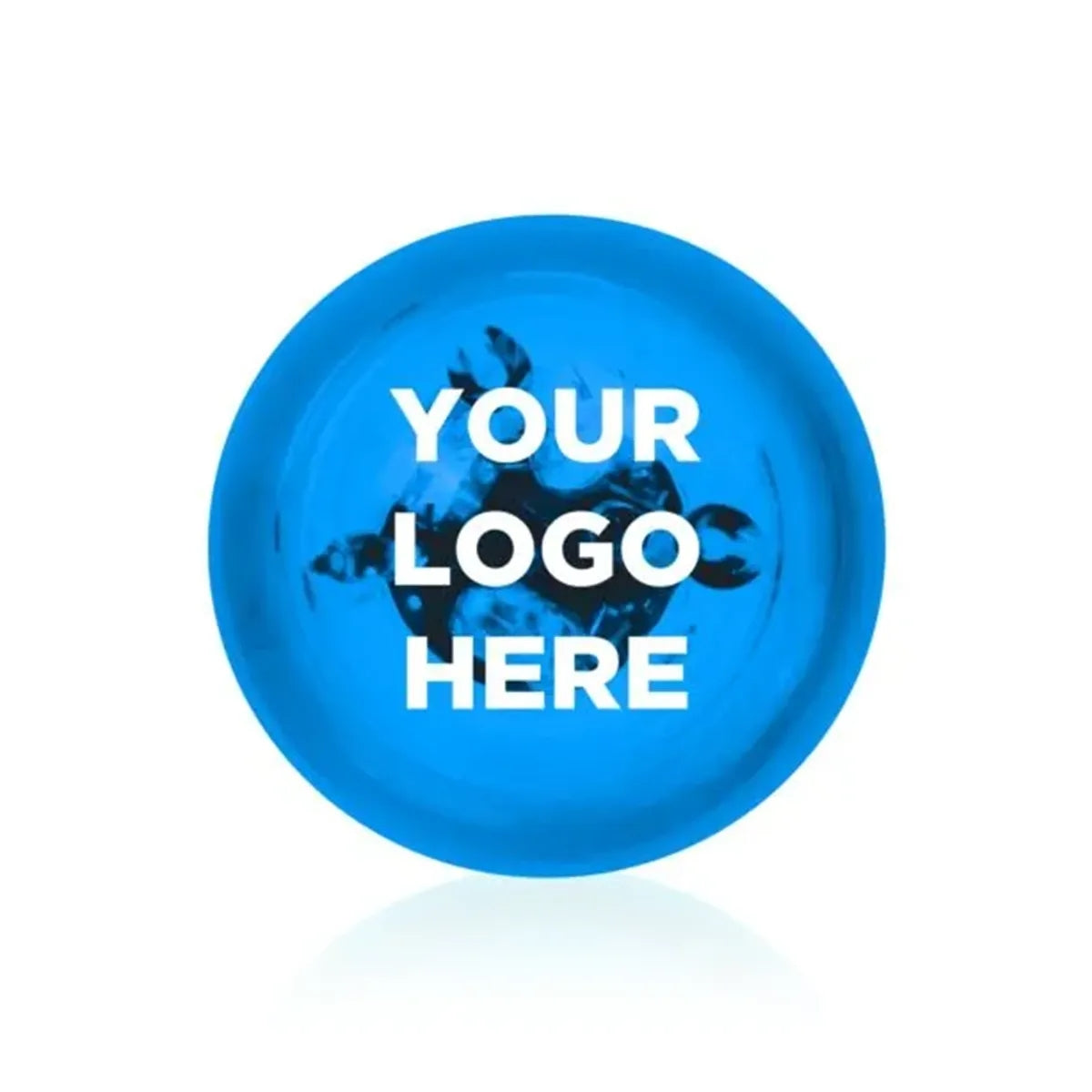 Light-Up Bouncing Flash Ball — Blue with Blue Light