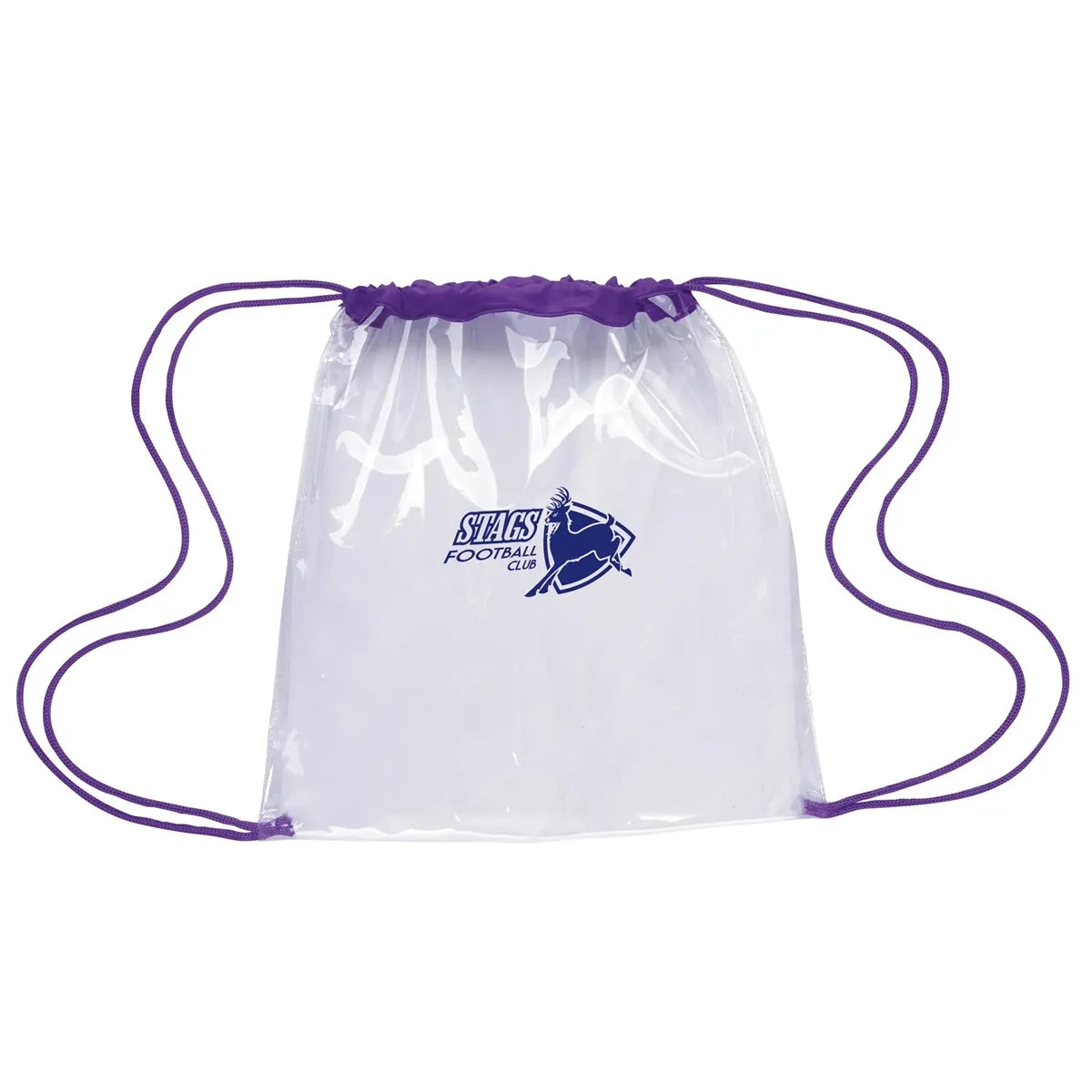 Clear Game Drawstring Backpack