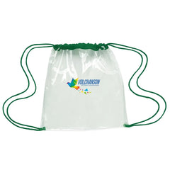 Clear Game Drawstring Backpack