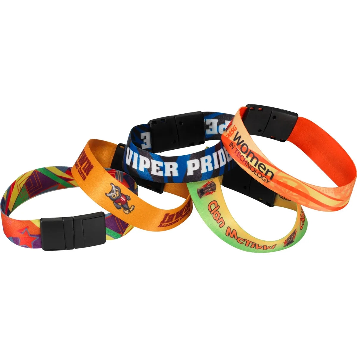 Sublimated Heavy Weight Satin Wristband