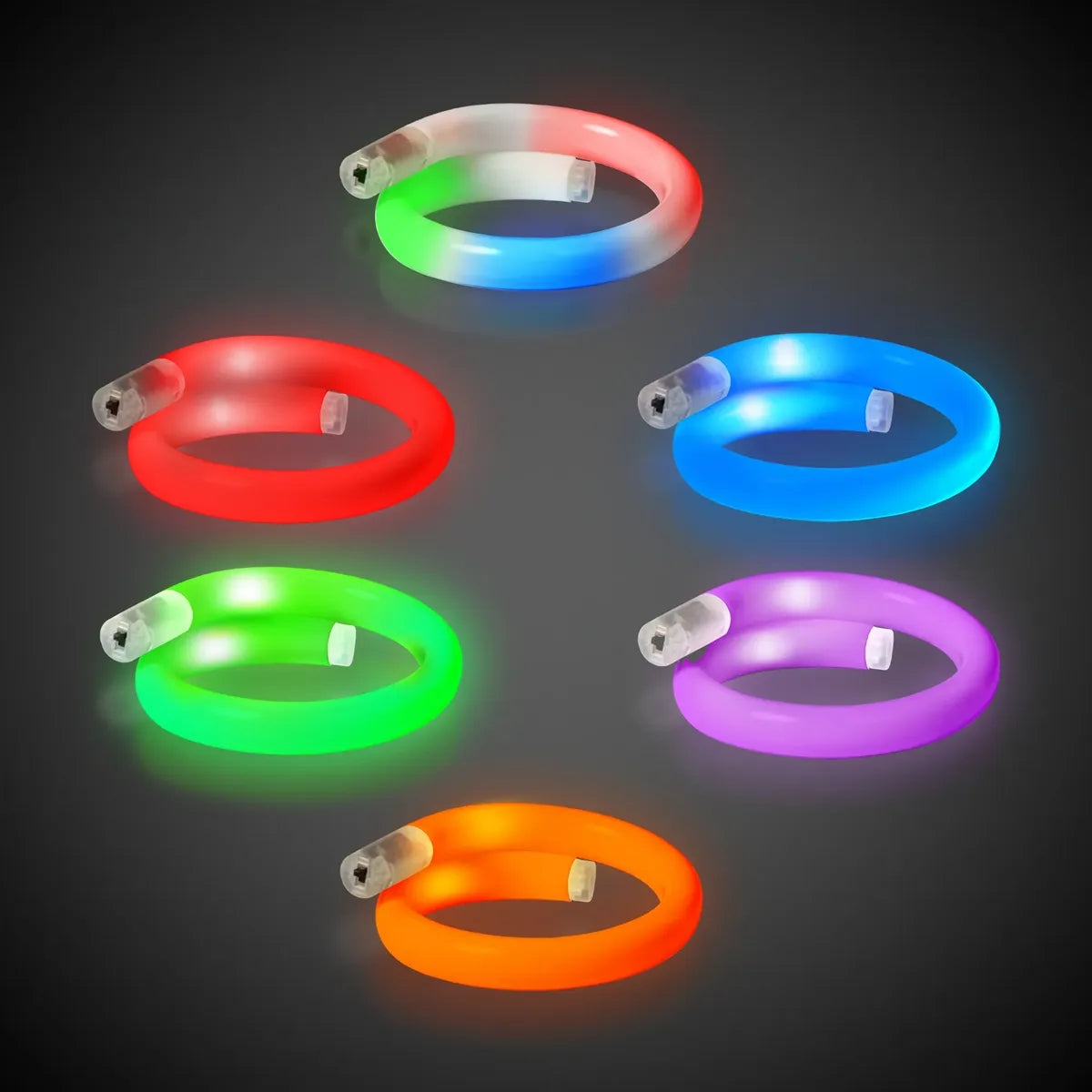 Flashing Coil Tube Bracelet