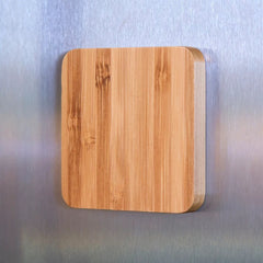 Eco Bamboo Square Magnet
