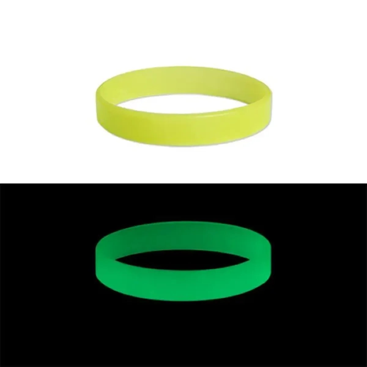 Glow In The Dark Silicone Bracelet