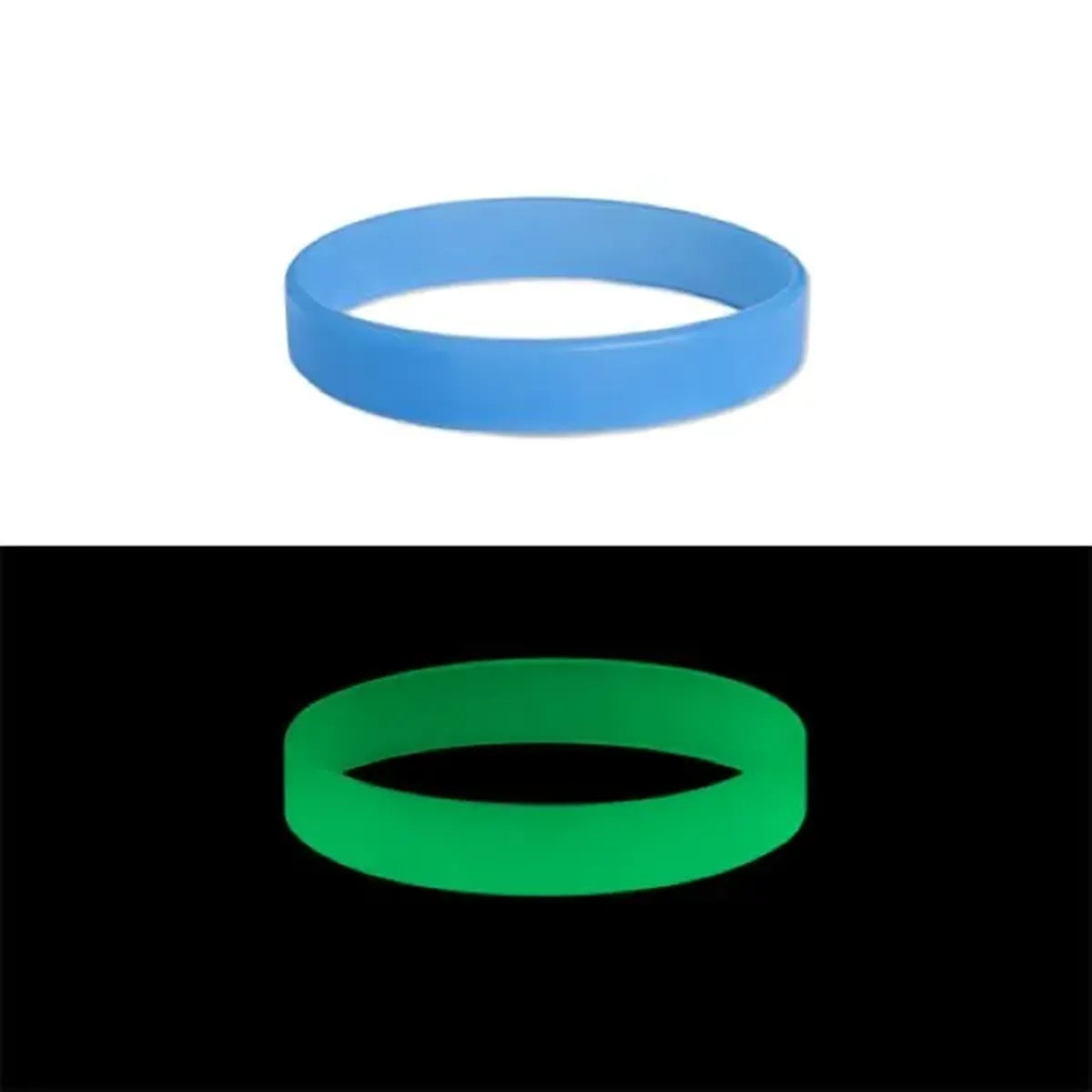 Glow In The Dark Silicone Bracelet