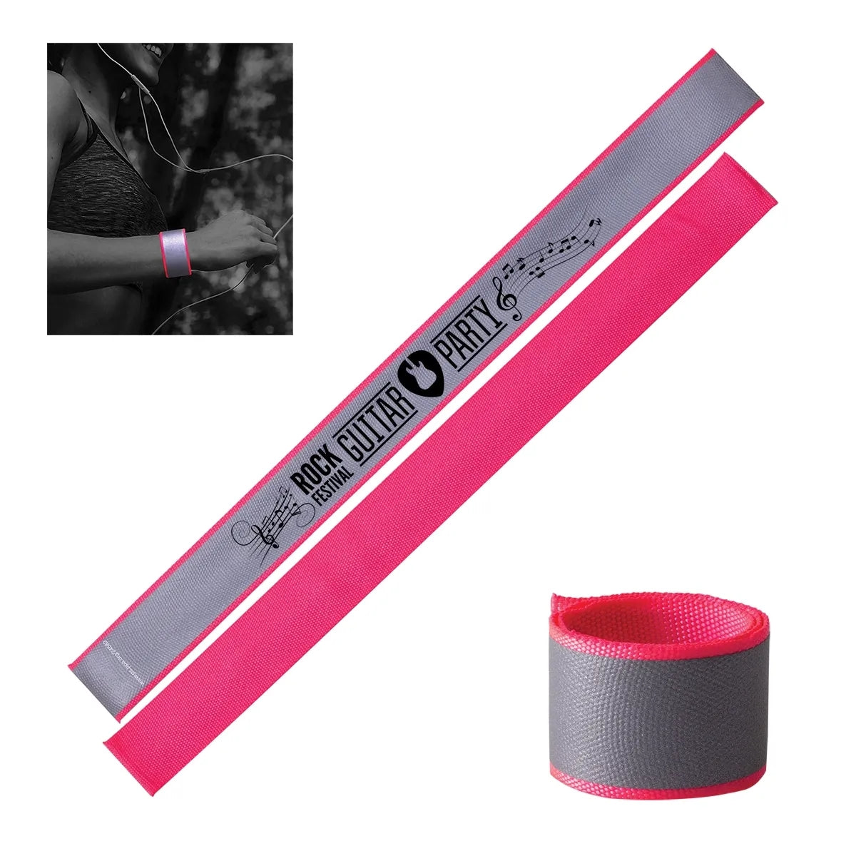 Fabric Reflective Safety Bracelet