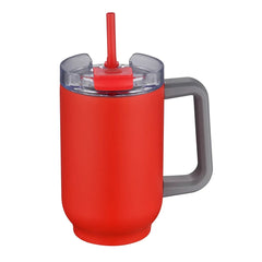 21 oz Dual Mug with Straw and Can Holder