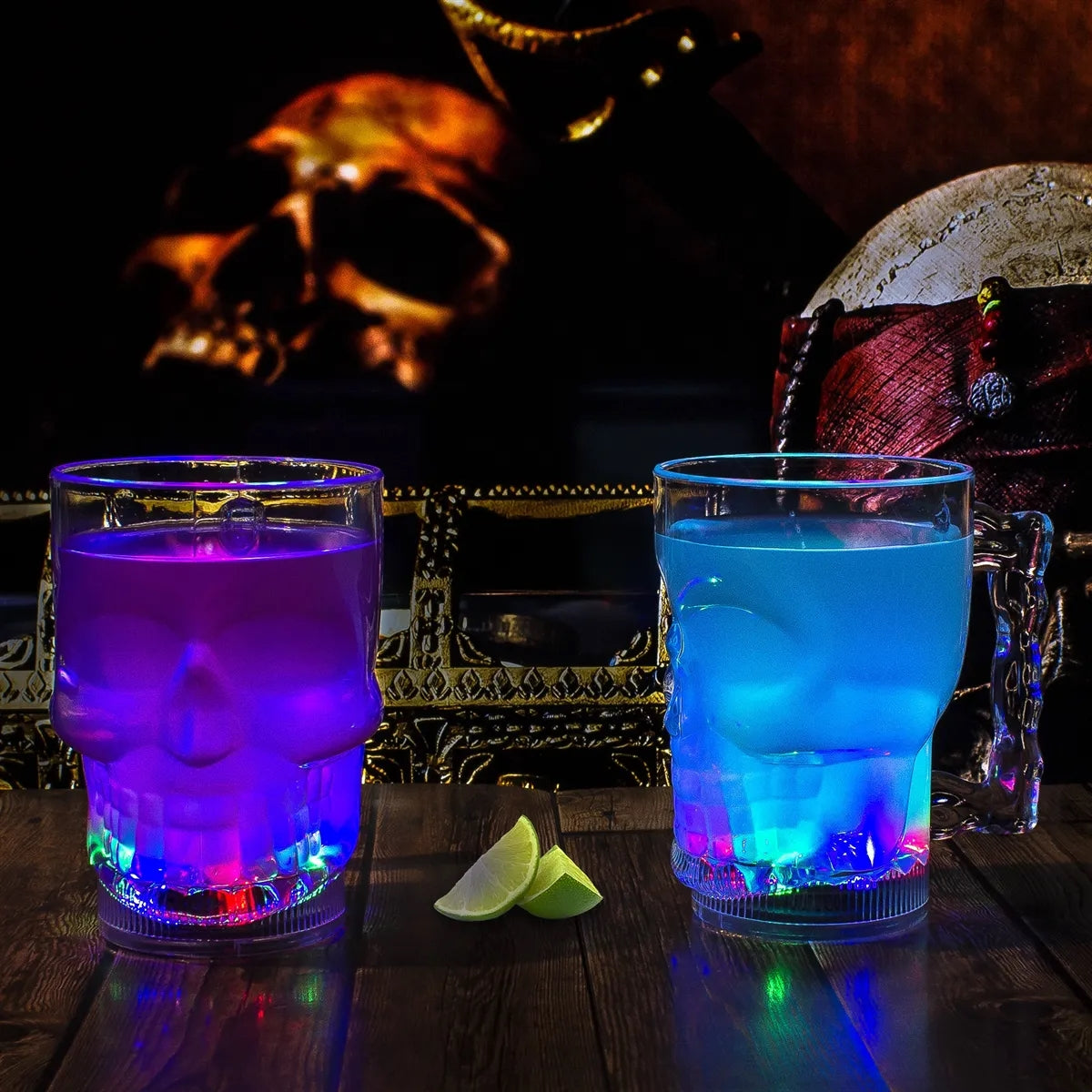 Light-Up Skull Cup 14 oz