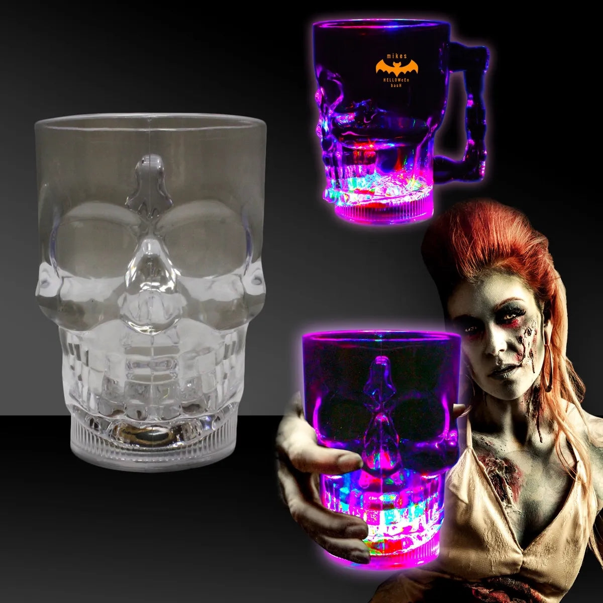 Light-Up Skull Cup 14 oz