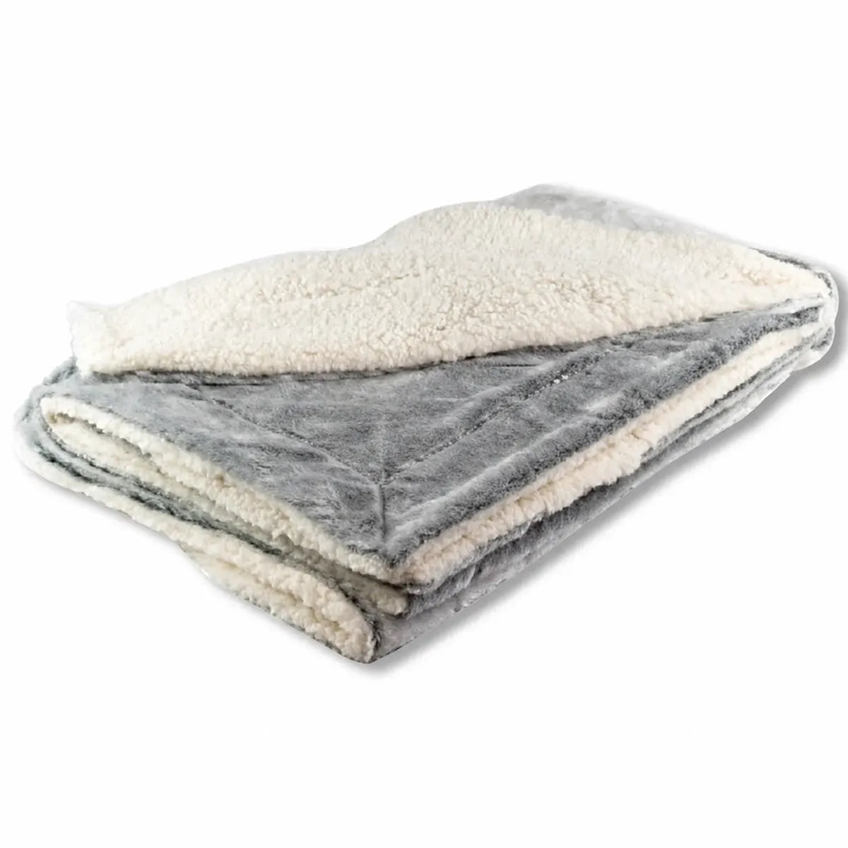 Faux Fur Sherpa Blanket 50" x 60"