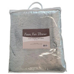 Faux Fur Sherpa Blanket 50" x 60"