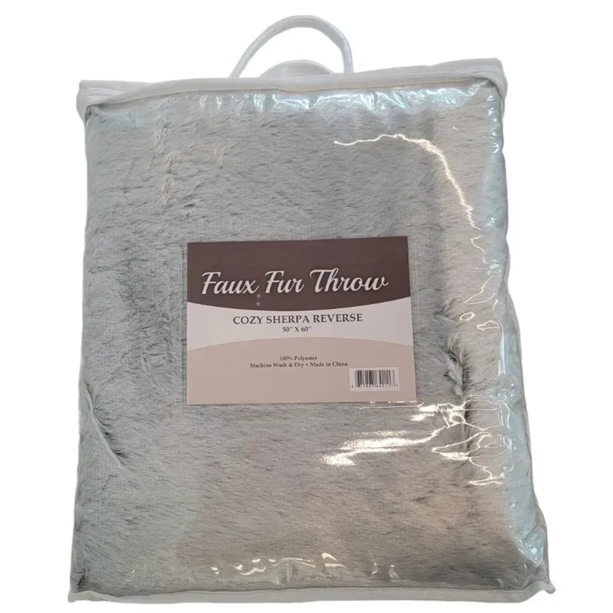 Faux Fur Sherpa Blanket 50" x 60"