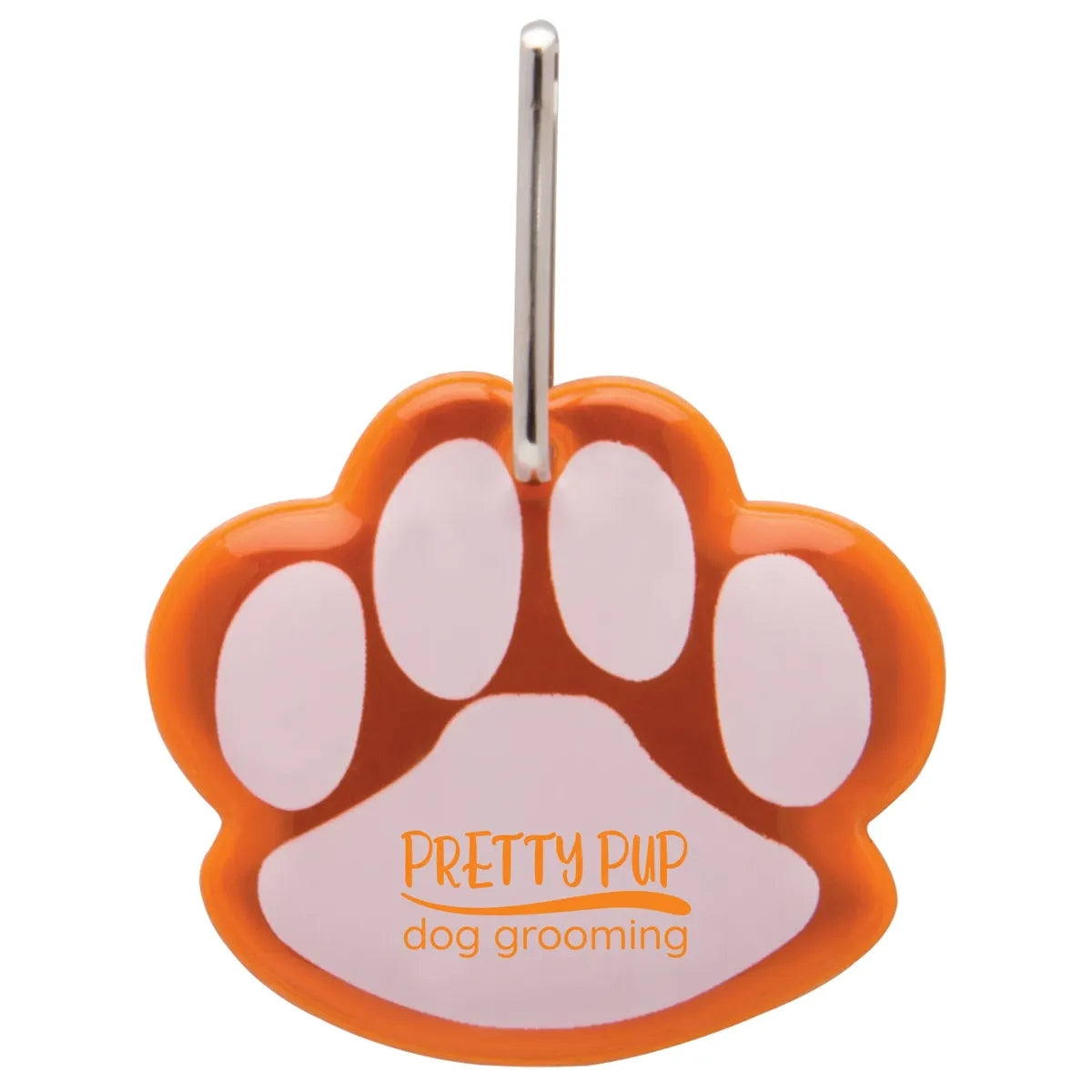 Paw Shaped Reflective Collar Tag