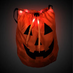 Light-Up Pumpkin Tote Bag