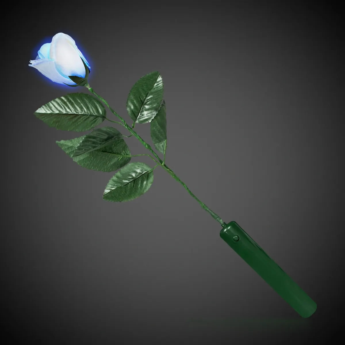 Light-Up White Rose — Multi-Color LEDs